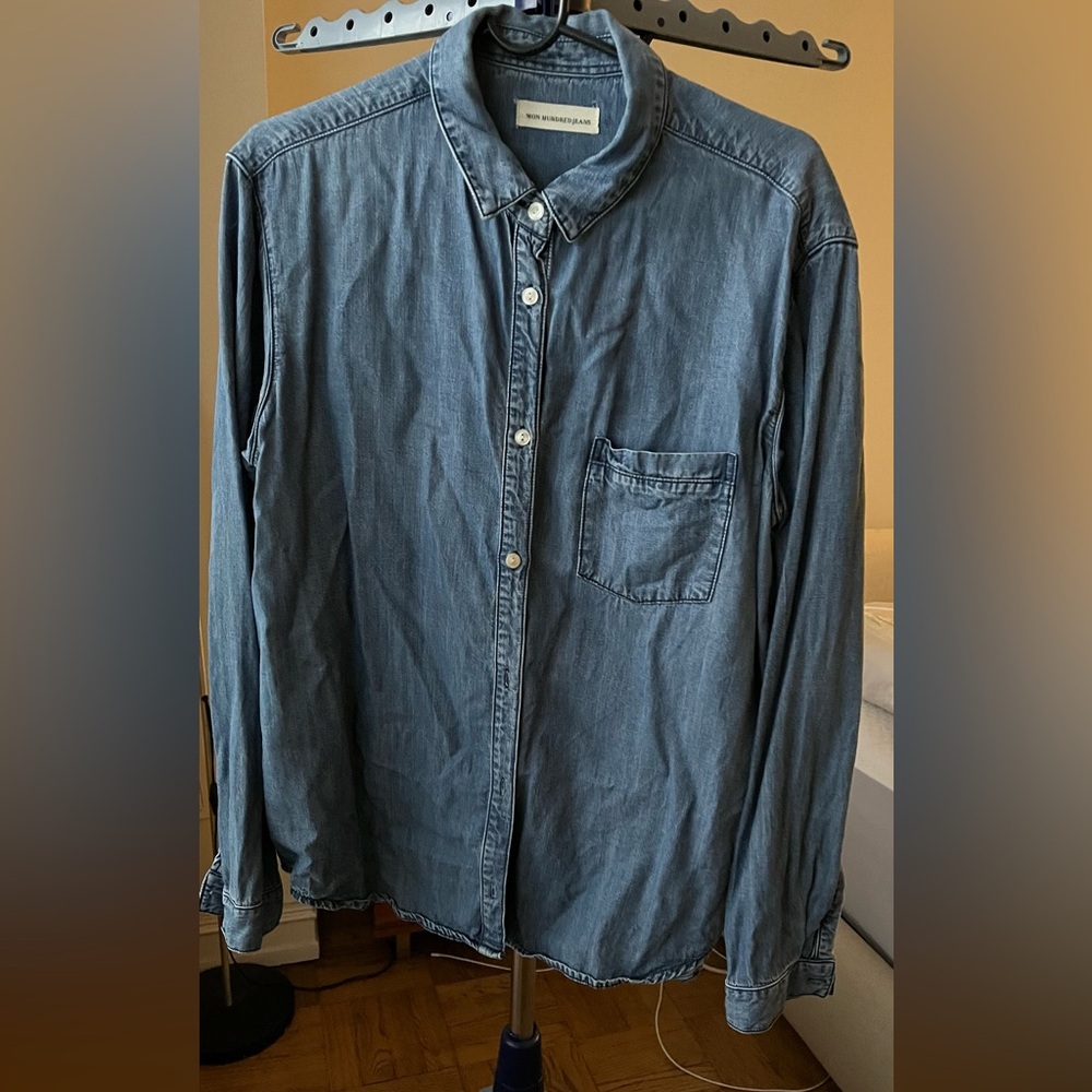 Won Hundred // Tencel Denim Shirt // Size 42